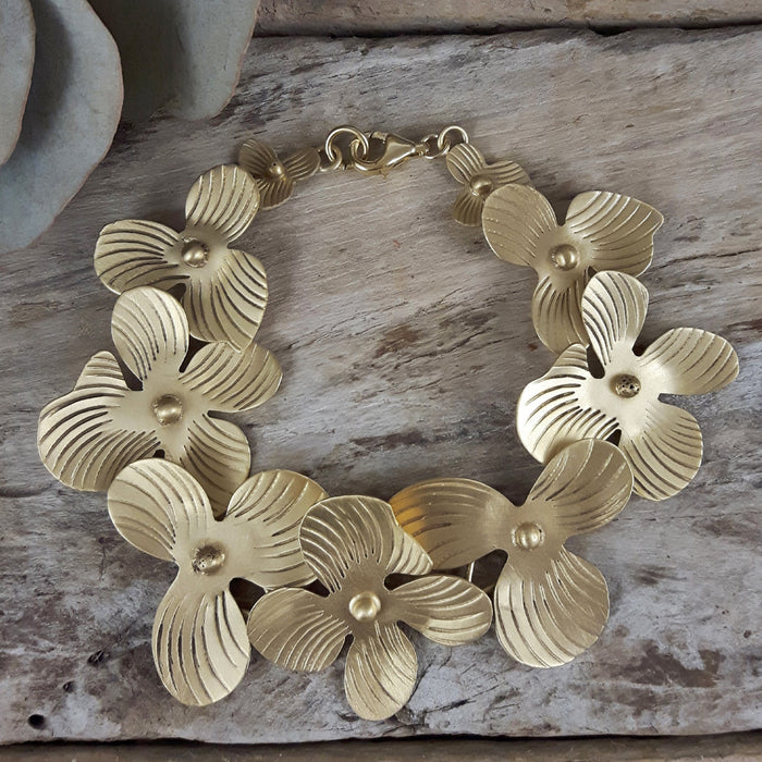 Viola Large Gold Bracelet