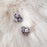 Gala Heart Tutti Frutti Jet Stud Earrings