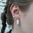 Latin Polished Hoop Earrings