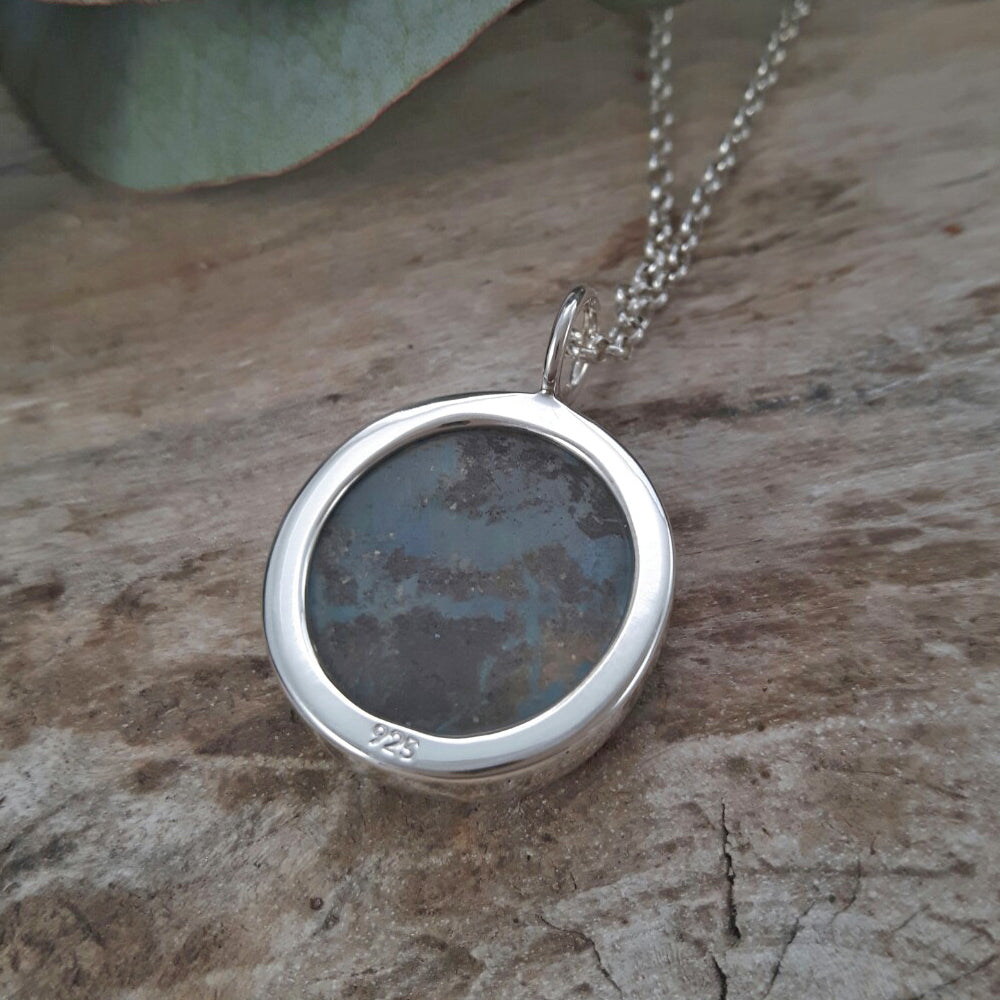 Dali Mexican Lapis L Round Pendant A