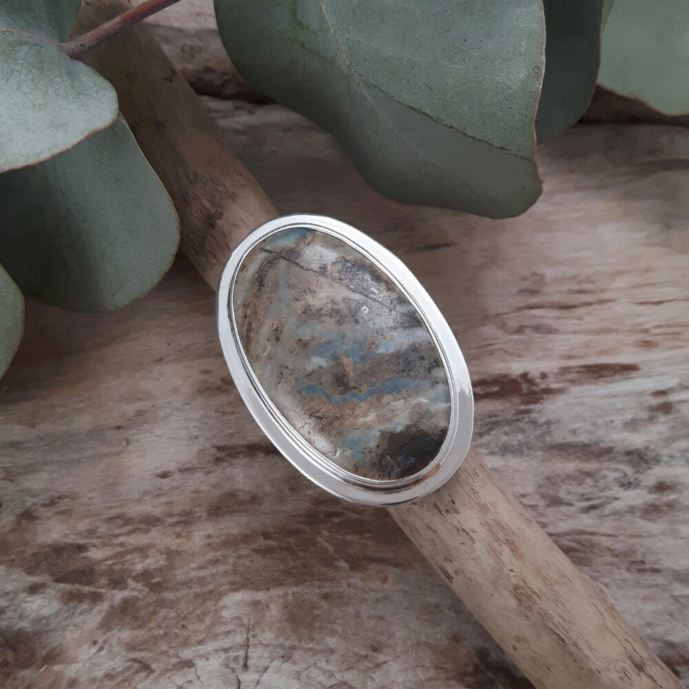 Dali Mexican Lapis XL Oval Ring A
