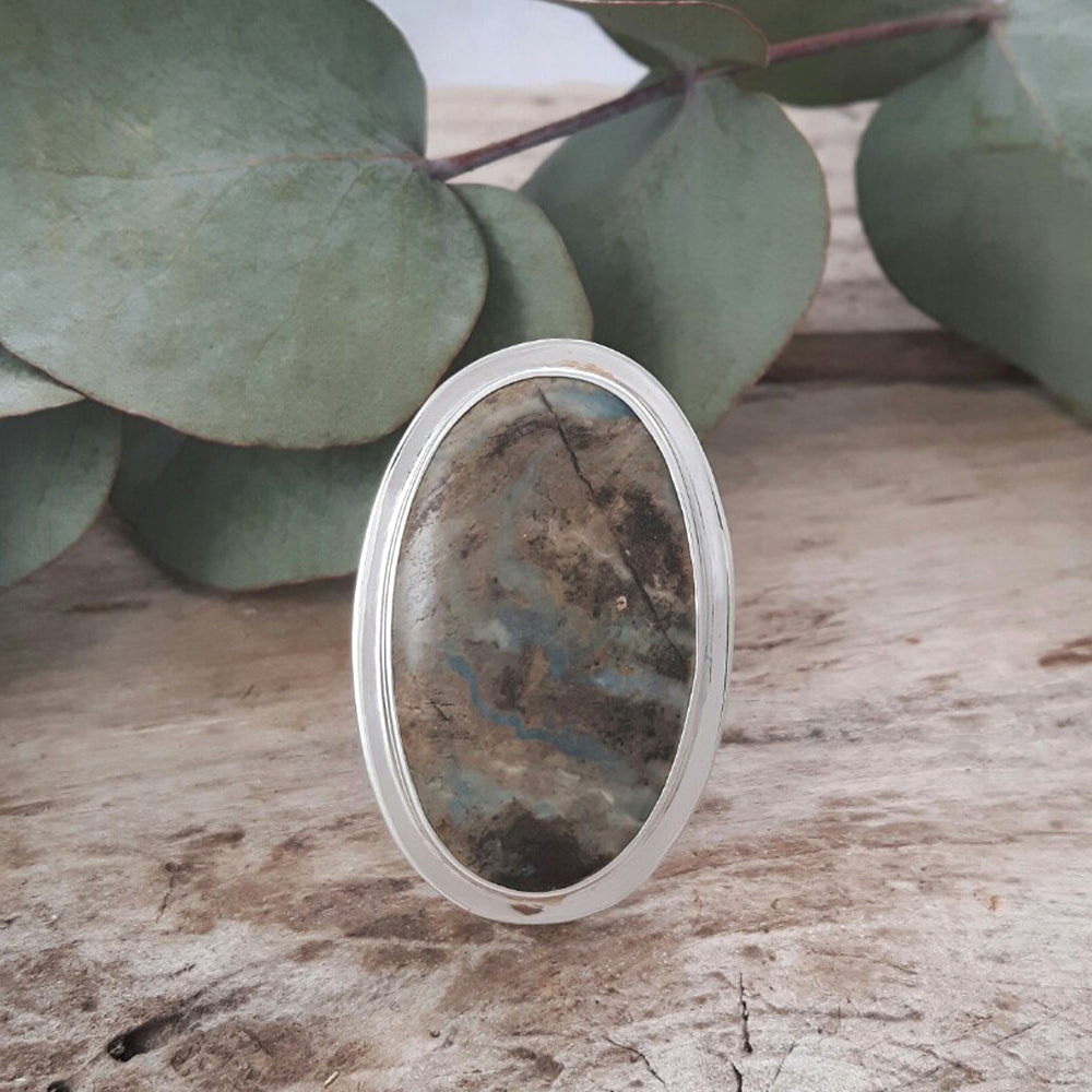 Dali Mexican Lapis XL Oval Ring A
