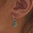 Allegra Moon Daisy Dream TQ Mini Drop Earrings