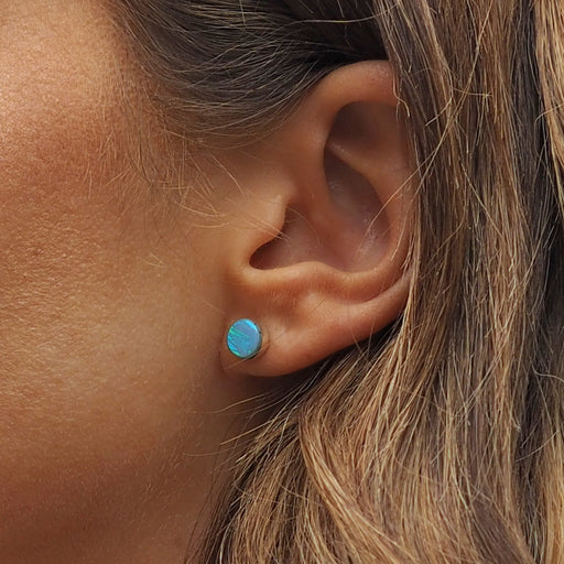 Flinder Turquoise Dotty Stud Earrings
