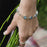 Flores Forget-Me-Not Heart Medium Bracelet