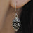 Catrina Skull Sterling Silver Drop Earrings