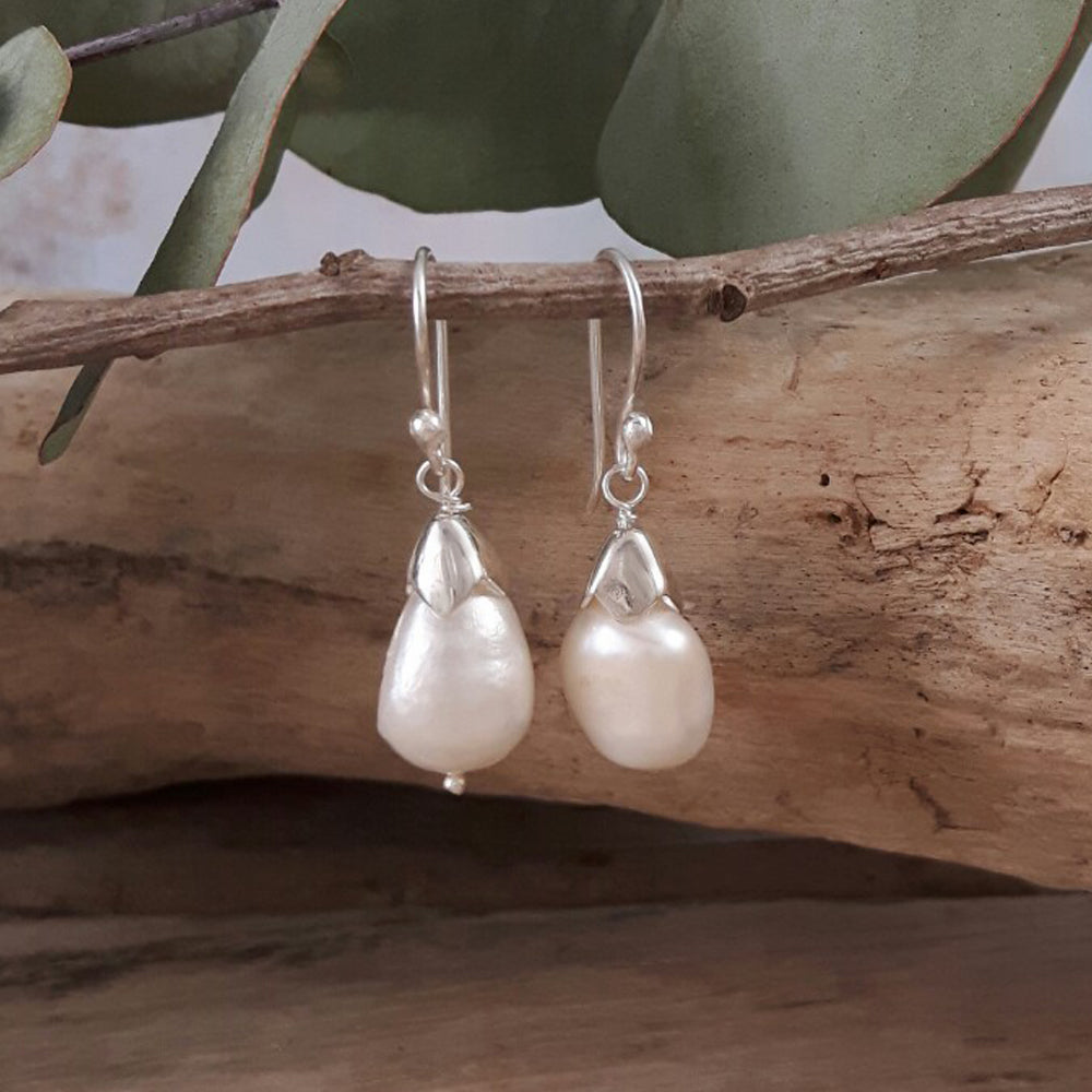 Lilith Pearl Drop Earrings