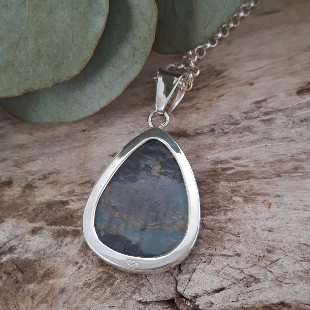 Monet Mexican Lapis Med Teardrop Pendant A