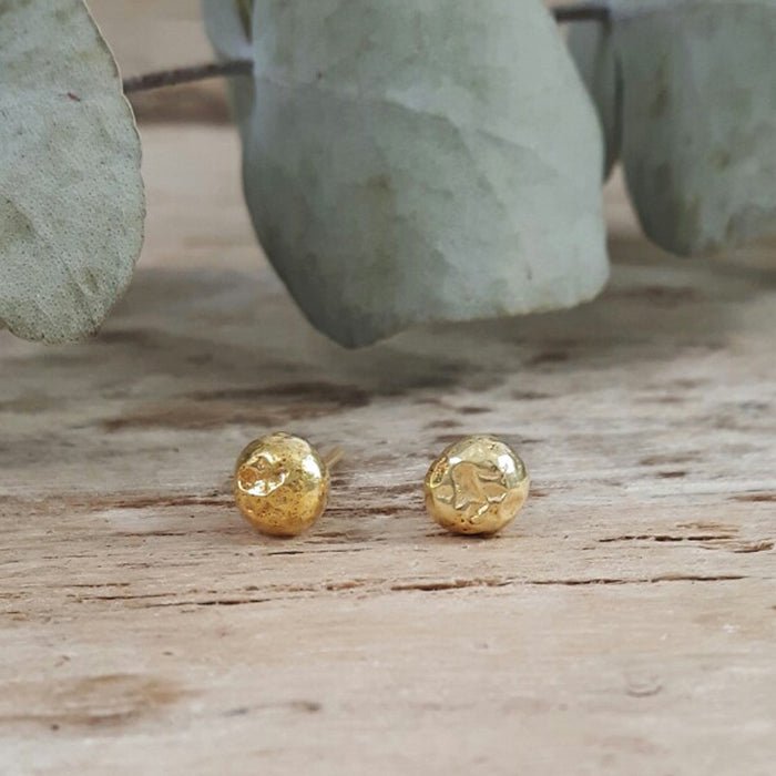 Rose Gold Tiny Heart Earrings | Jewellery | White Leaf | JR Interiors