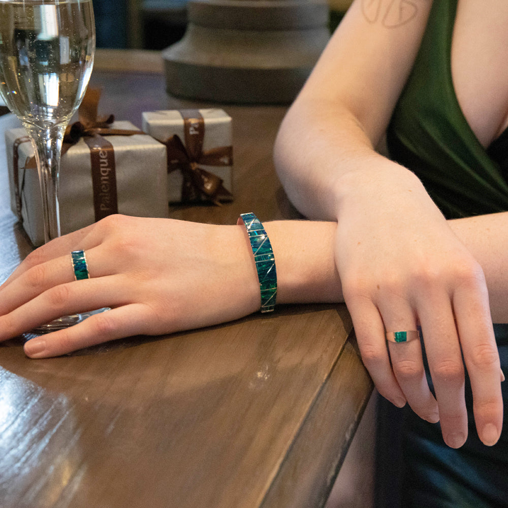 Flinder Signet Square Emerald Ring