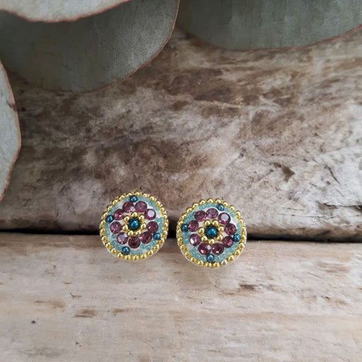 Allegra Antique Daisy Stud Earring