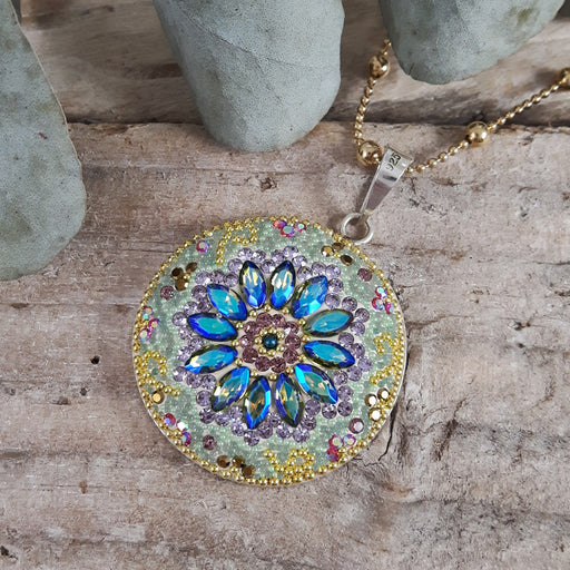 Allegra Disc Antique Pendant