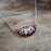 Allegra Crescent Berry White Necklace