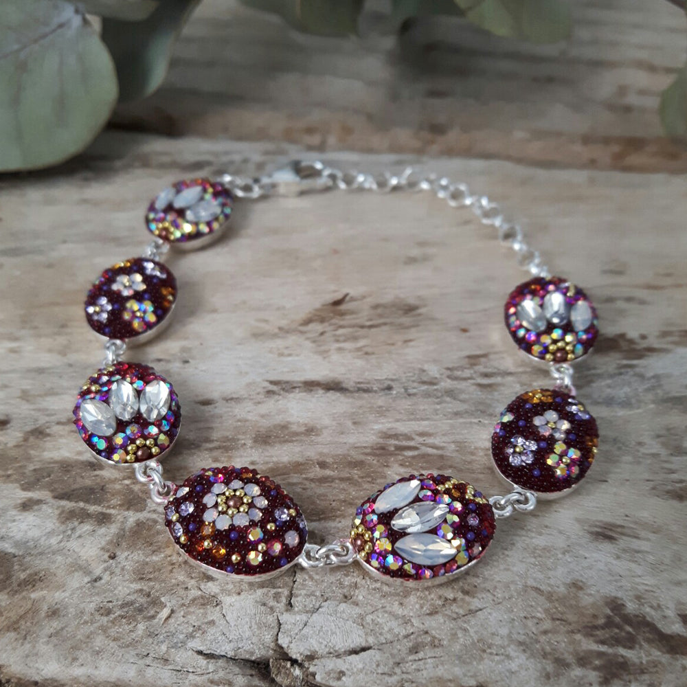 Allegra Berry Daisy Large Bracelet