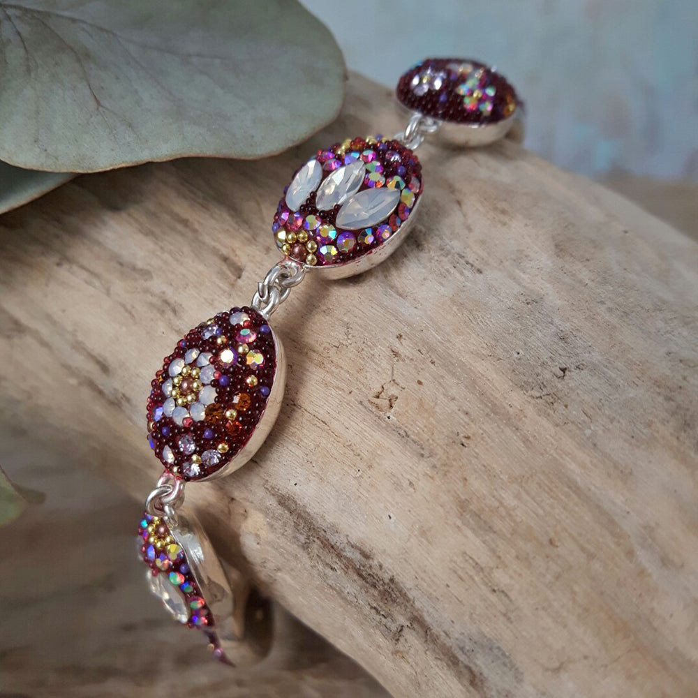 Allegra Berry Daisy Large Bracelet