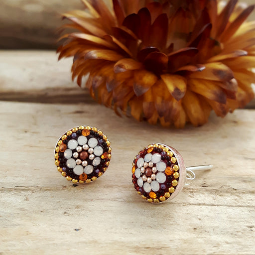 Allegra Berry Daisy Stud Earring