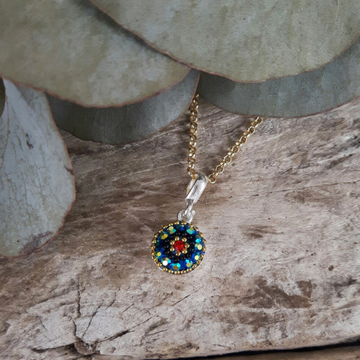 Allegra Iridescent Daisy Mini Pendant