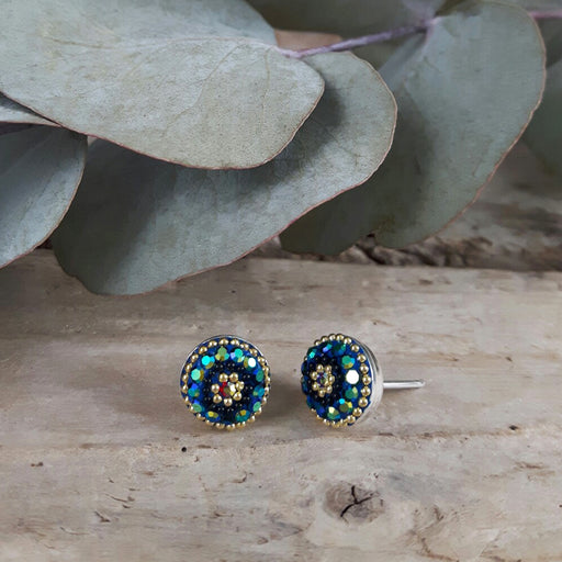 Allegra Iridescent Daisy Stud Earring