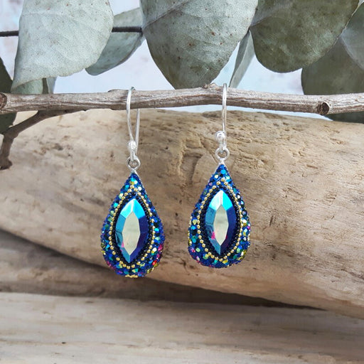 Allegra Iridescent Drop Earrings