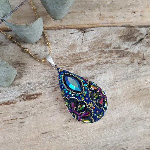 Allegra Iridescent Pendant