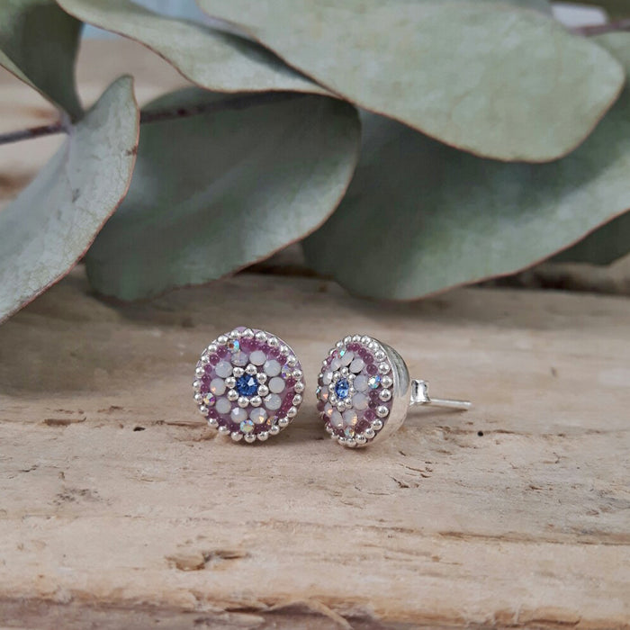 Allegra Lilac Dream Round Stud Earring