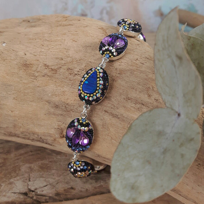 Allegra Purple Shimmer Bracelet