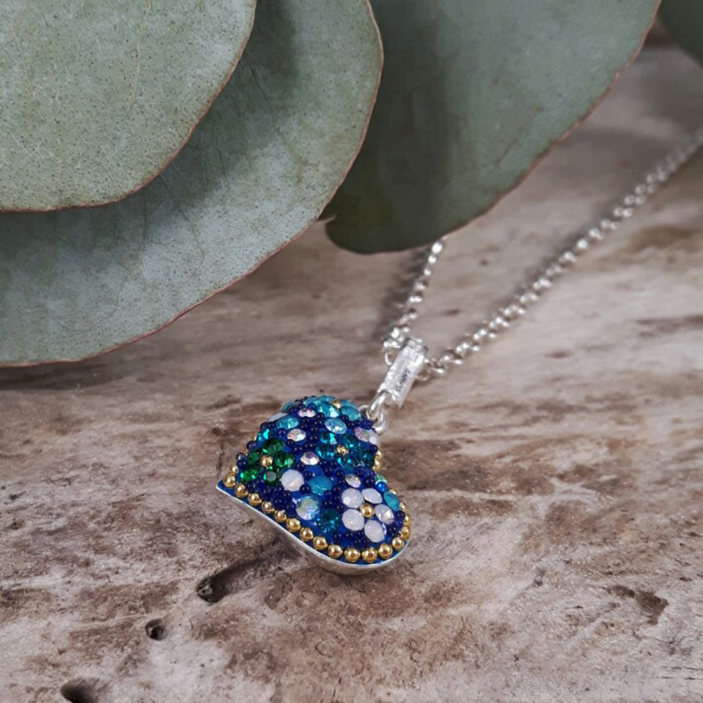 Allegra Sapphire Dream Small Heart Pendant