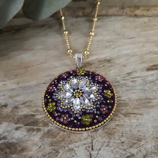 Allegra Disc Tanzanite Dream Pendant