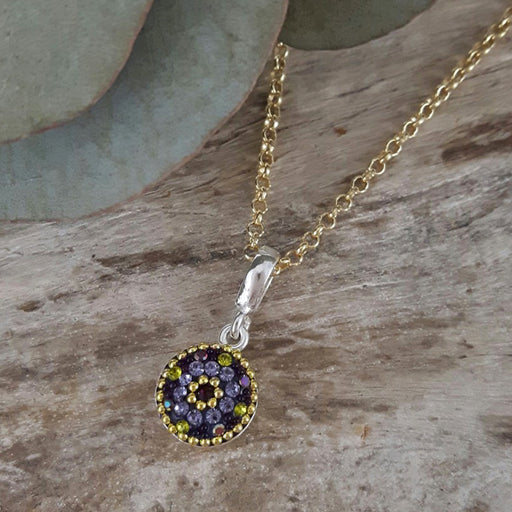 Allegra Tanzanite Dream Round Mini Pendant