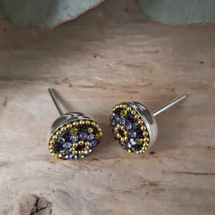Allegra Tanzanite Dream Round Stud Earring