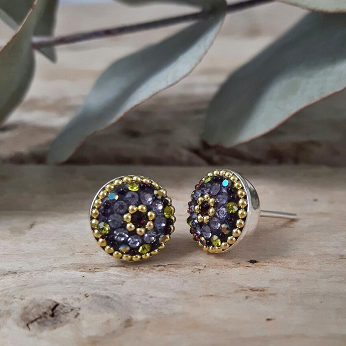 Allegra Tanzanite Dream Round Stud Earring