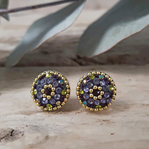 Allegra Tanzanite Dream Round Stud Earring