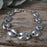 Liberica Coffee Bean Polished Sterling Silver Bracelet