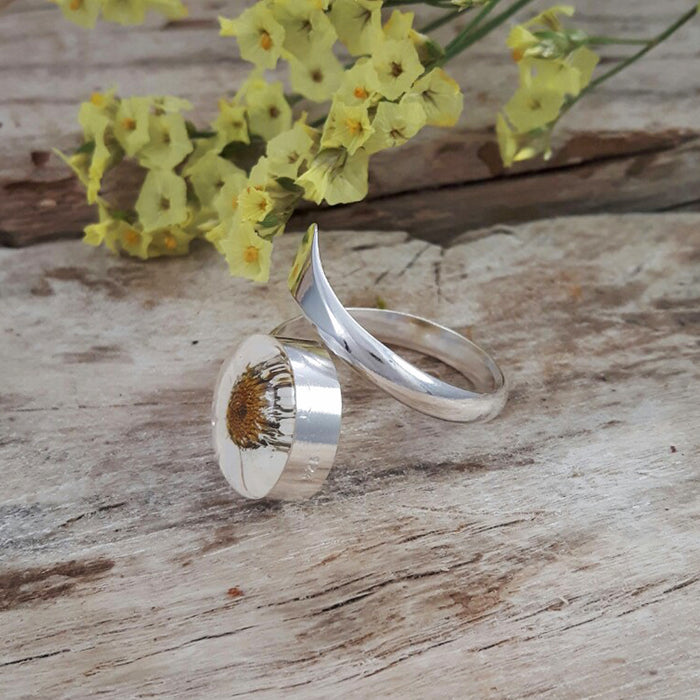 Flores Daisy Adjustable Ring