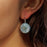 Allegra Flower Daisy Dream TQ Disc Earrings
