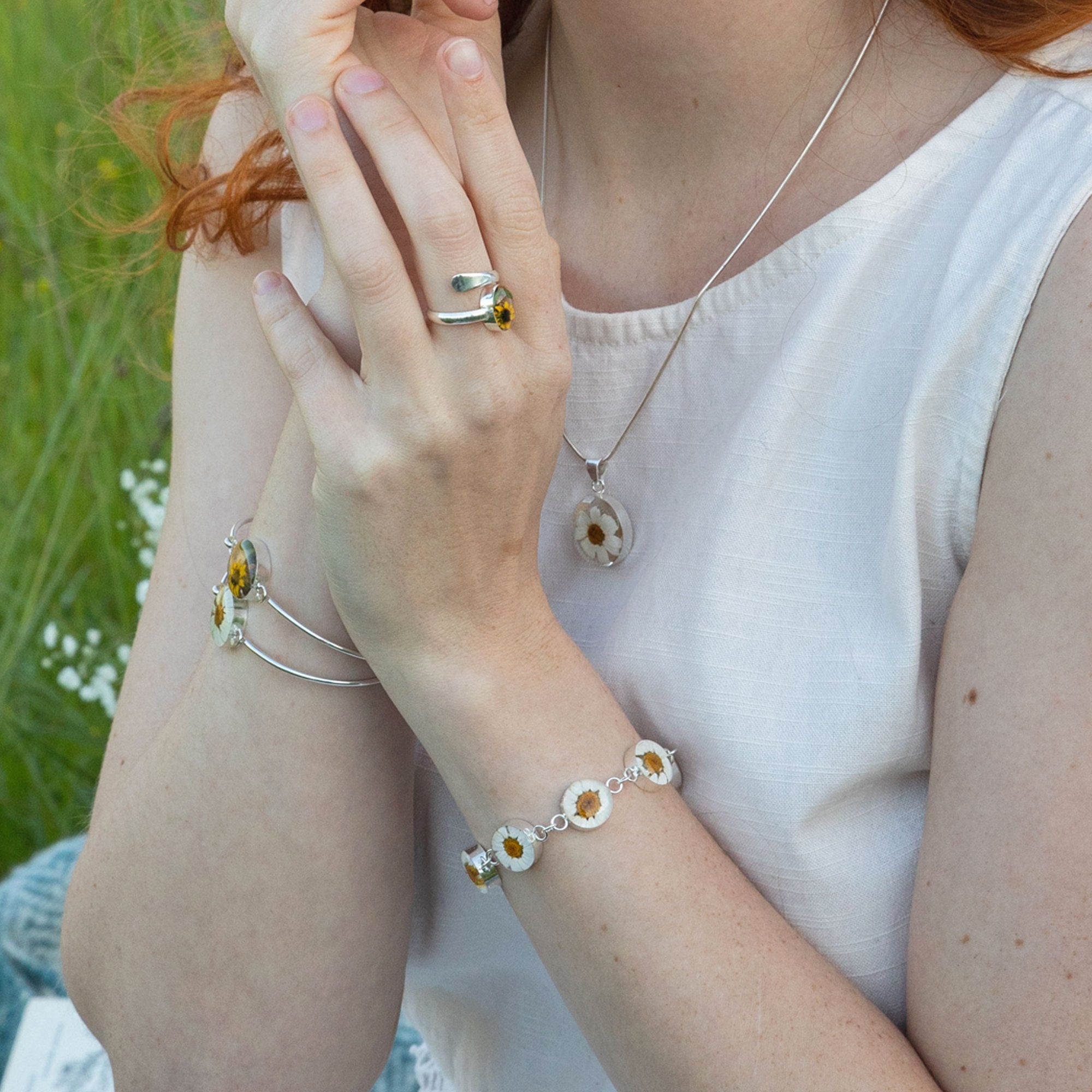 Flores Dahlia Round L Bracelet