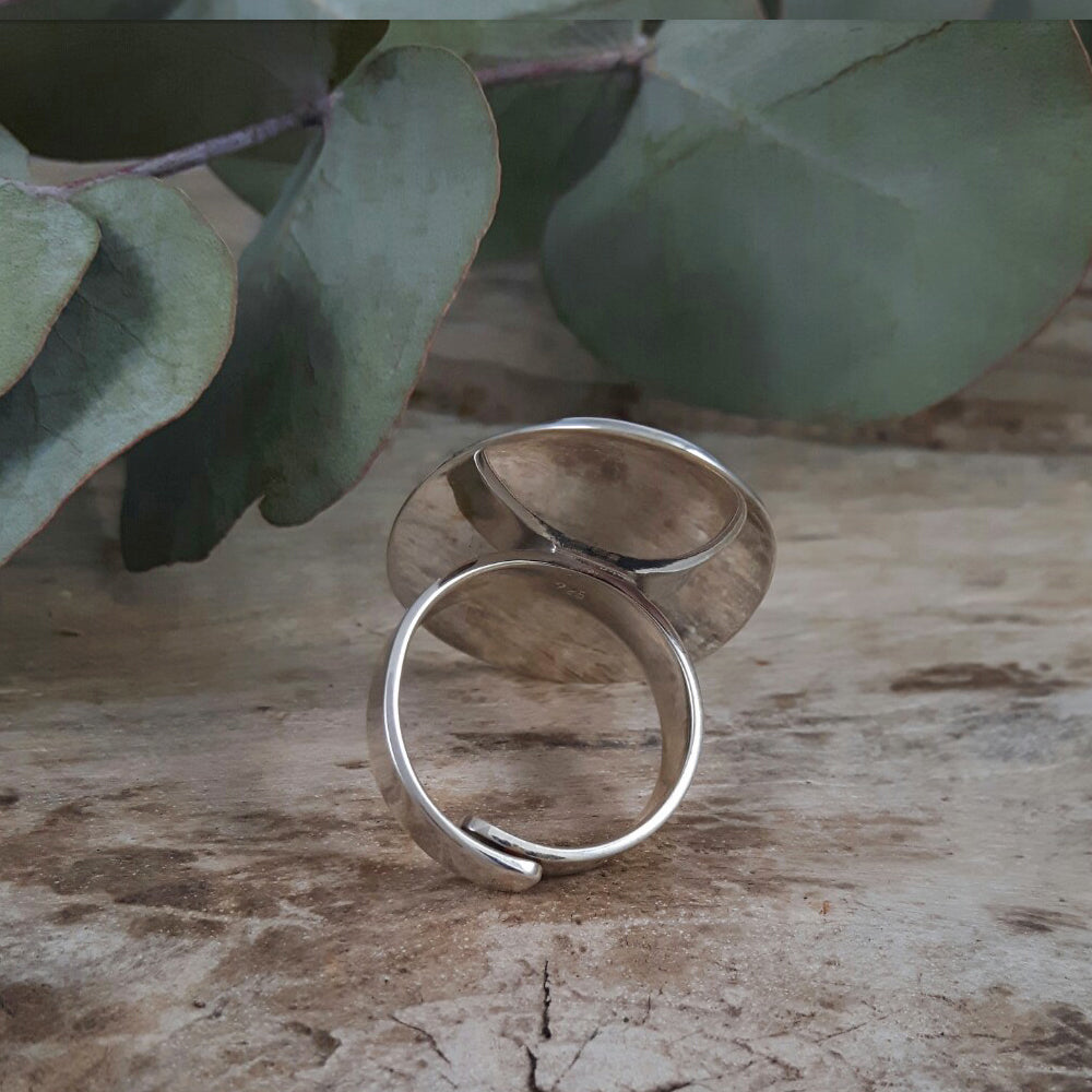 Dali Turquoise L Oval Ring A