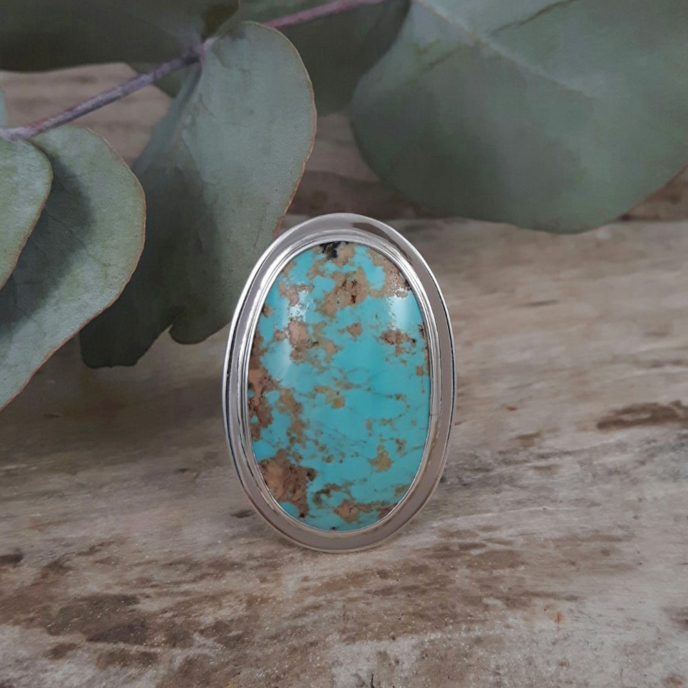 Dali Turquoise L Oval Ring A