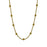 Dotty Gold Plated Chain Necklace 40-45cm