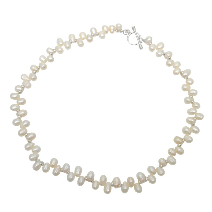 Ingrid White Pearl Necklace