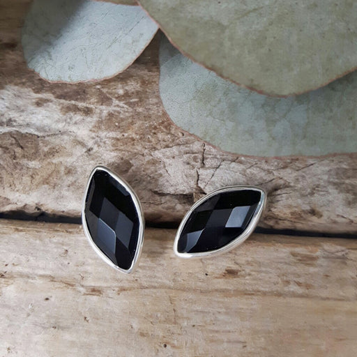 Elegancia Onyx Stud Earrings