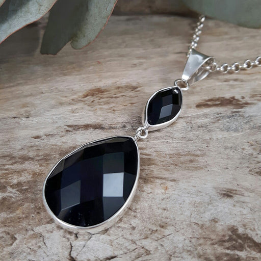 Elegancia Onyx Drop Pendant