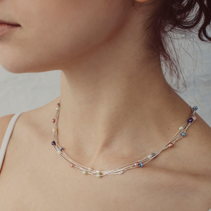 Evelyn Multi Pearl Necklace