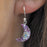 Allegra Moon Lilac Dream Mini Drop Earrings