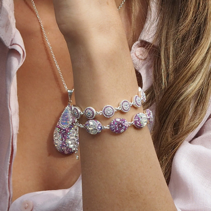 Allegra Round Lilac Dream Bracelet