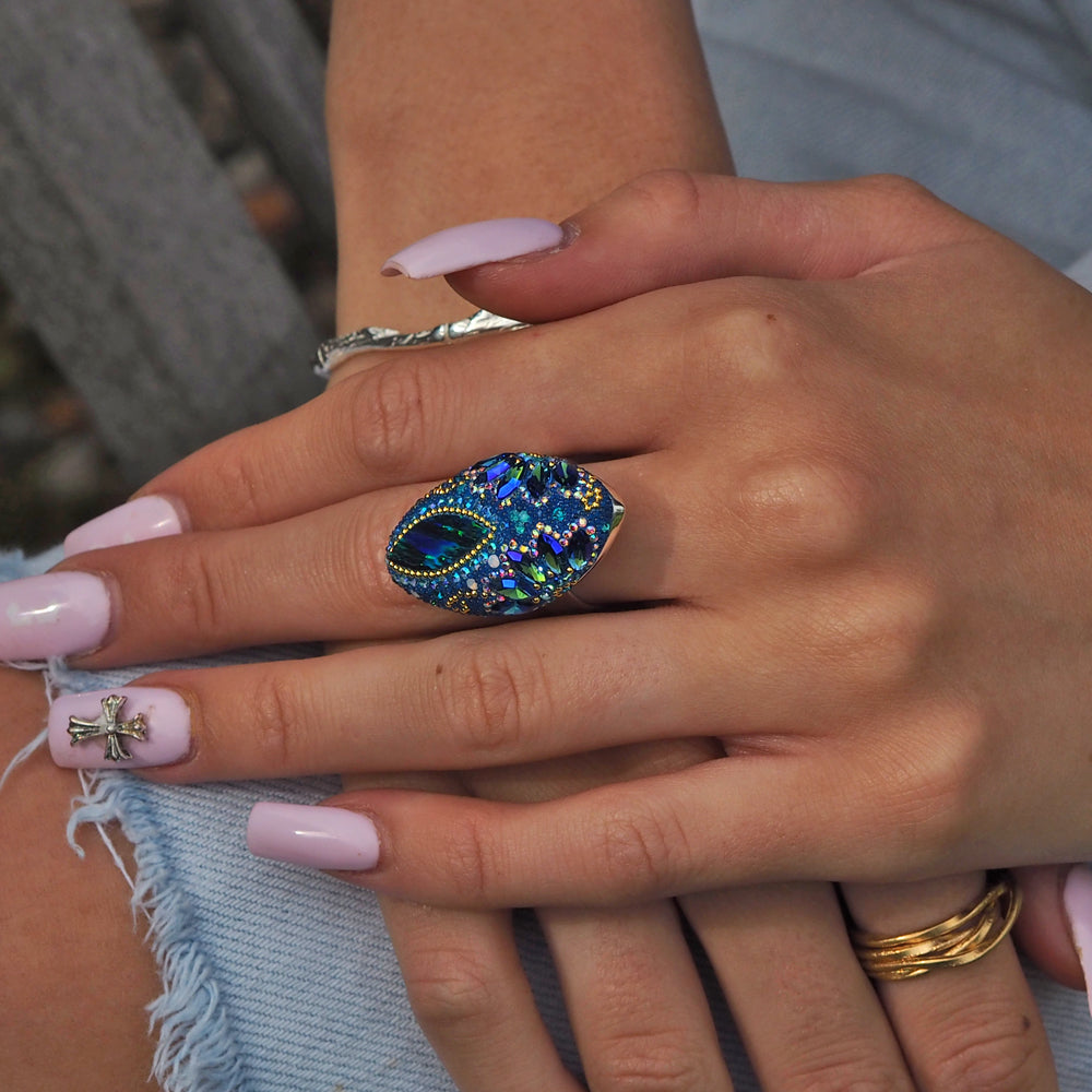 Allegra Sapphire Dream Adjustable Ring
