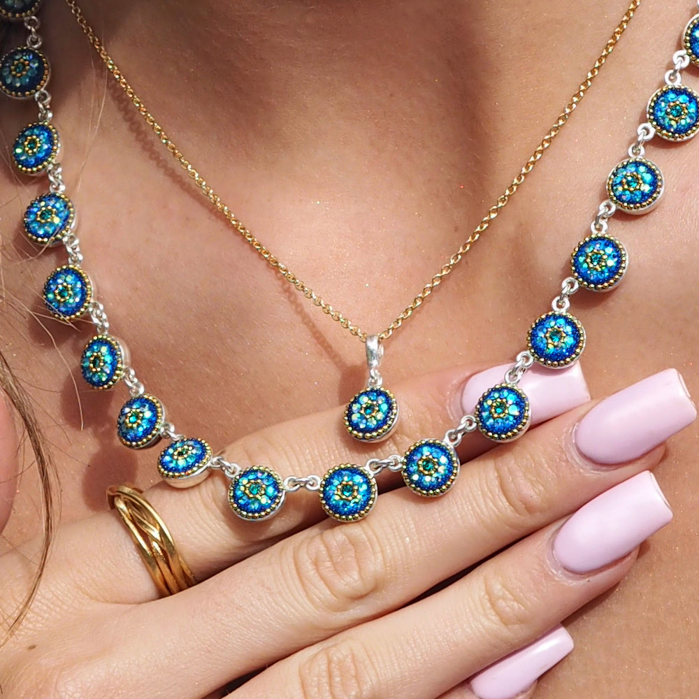 Allegra Sapphire Dream Rd Mini Pendant
