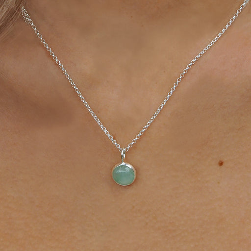 Grace Chalcedony Aqua Pendant