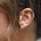 Flinder Emerald Kite Stud Earrings