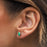 Flinder Green Kite Stud Earrings